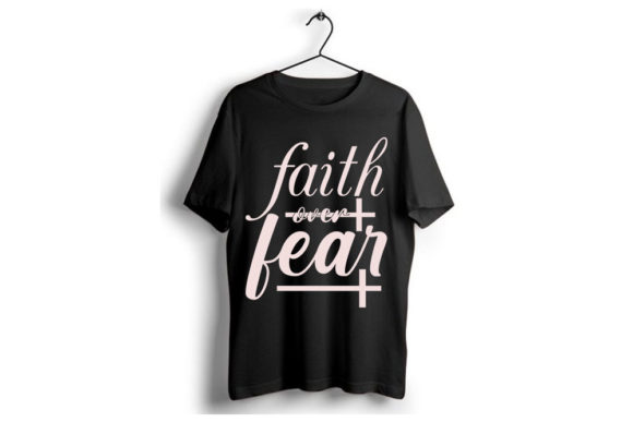 Christian Jesus SVG Design, Faith over F